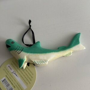Baby Shark Wooden Artisan Made Christmas Ornament NWT